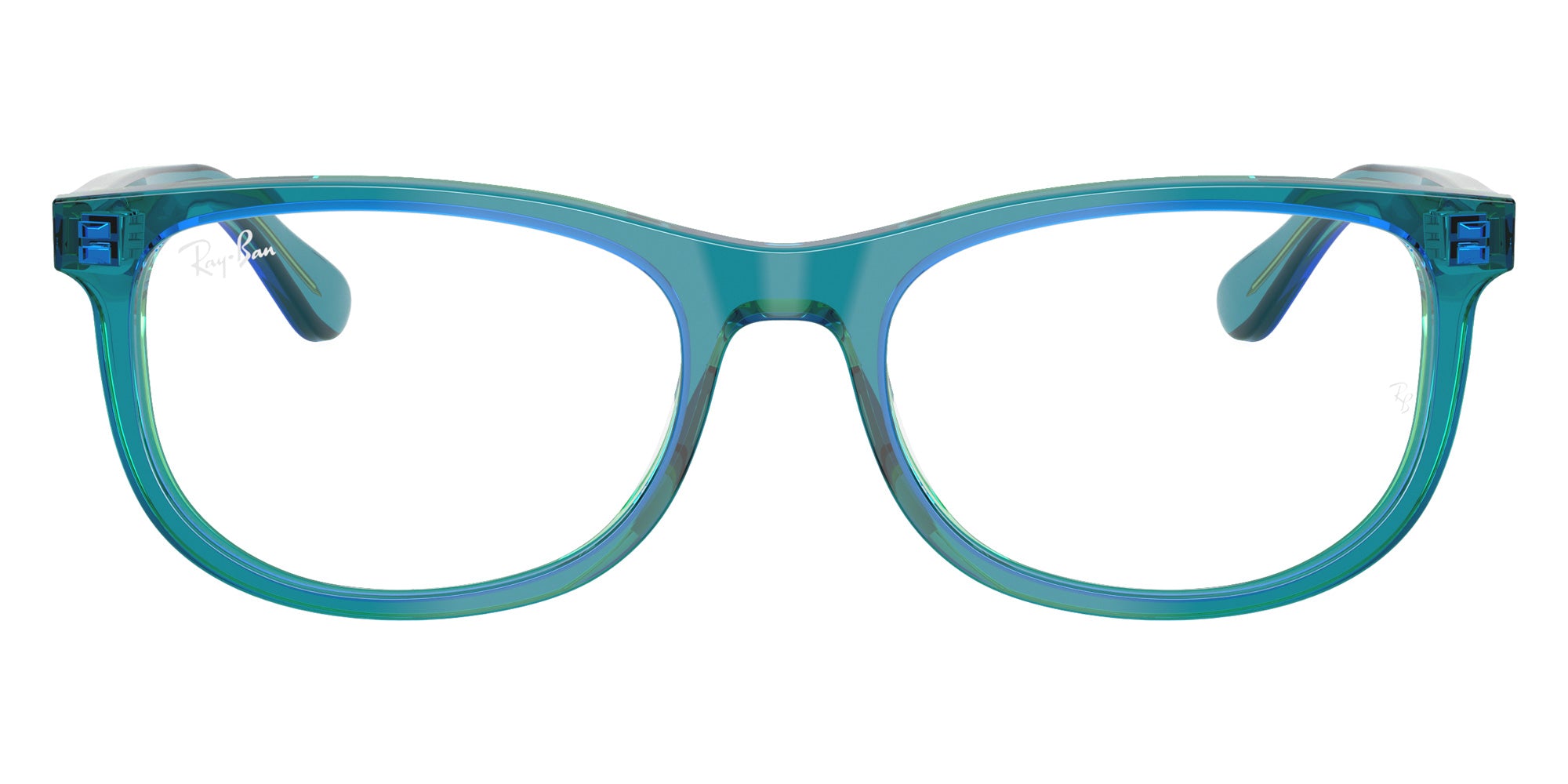 Ray-Ban® RY1642F RY1642F 3996 48 Eyeglasses - Transparent Blue/Green