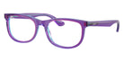 Ray-Ban® RY1642F RY1642F 3997 48 Eyeglasses - Transparent Violet/Light Blue