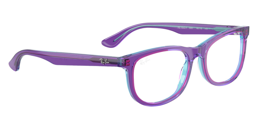 Ray-Ban® RY1642F RY1642F 3997 48 Eyeglasses - Transparent Violet/Light Blue