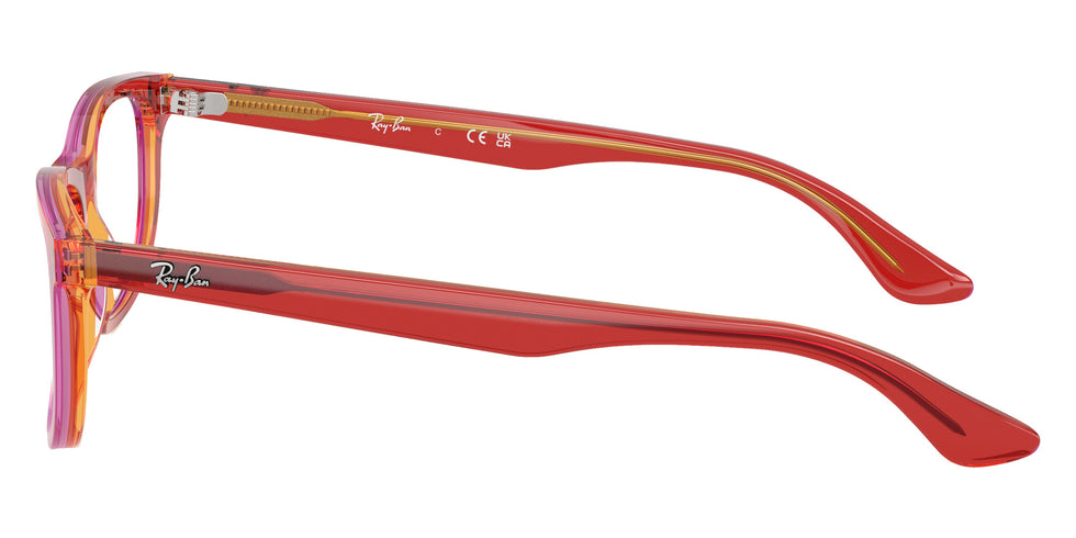 Ray-Ban® RY1642F RY1642F 3998 48 Eyeglasses - Transparent Red/Yellow
