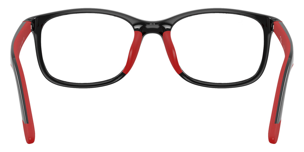 Ray-Ban® RY1644 RY1644 3928 46 Eyeglasses - Black On Rubber Red
