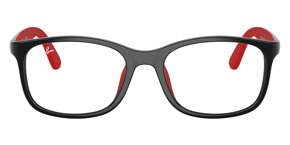 Ray-Ban® RY1644 RY1644 3928 46 Eyeglasses - Black On Rubber Red