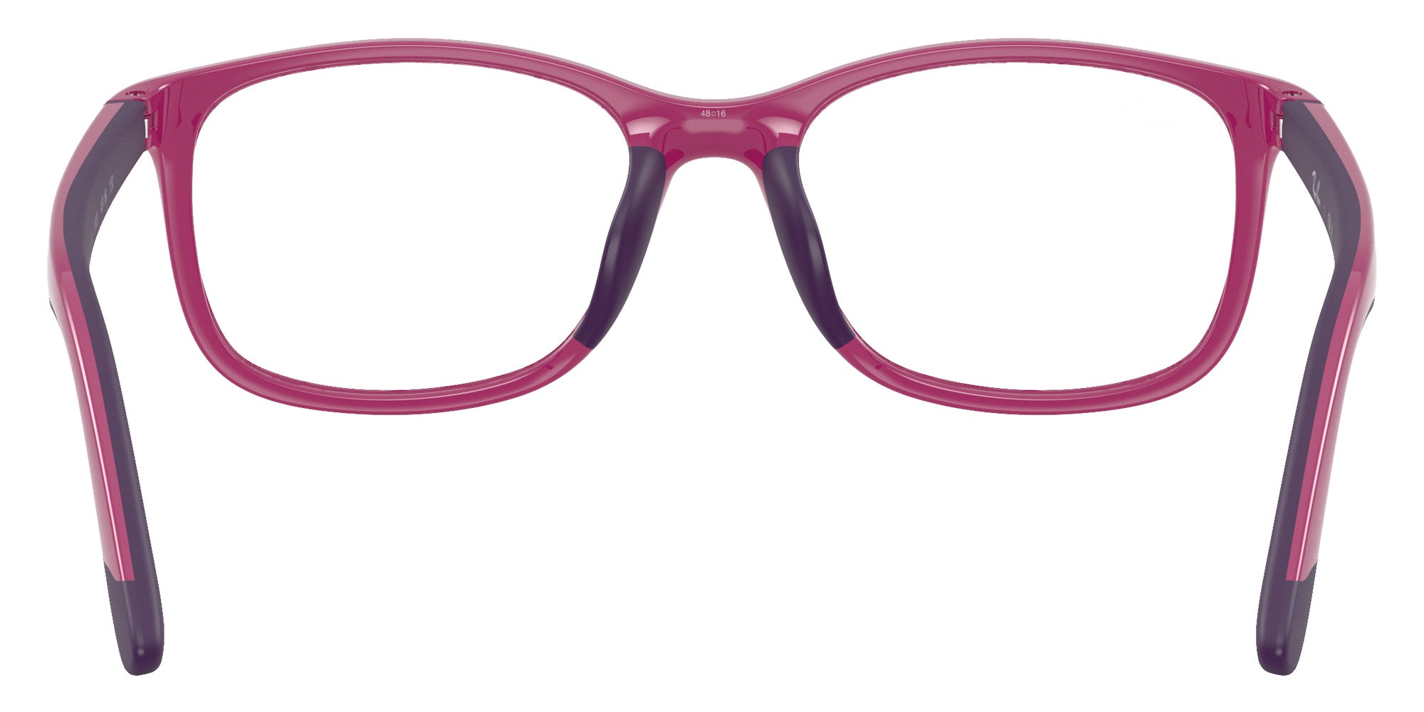 Ray-Ban® RY1644 RY1644 3933 48 Eyeglasses - Fucsia On Rubber Violet