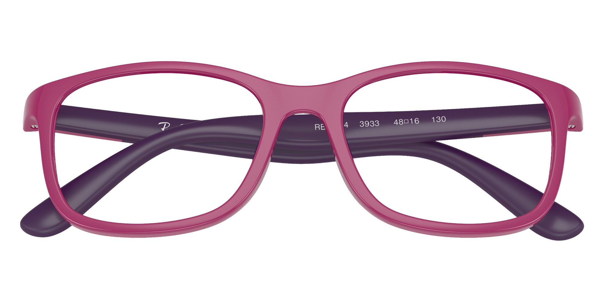 Ray-Ban® RY1644 RY1644 3933 48 Eyeglasses - Fucsia On Rubber Violet