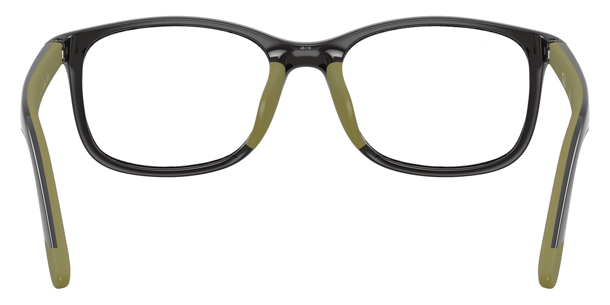 Ray-Ban® RY1644 RY1644 7511 48 Eyeglasses - Gray On Rubber Green