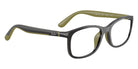 Ray-Ban® RY1644 RY1644 7511 48 Eyeglasses - Gray On Rubber Green