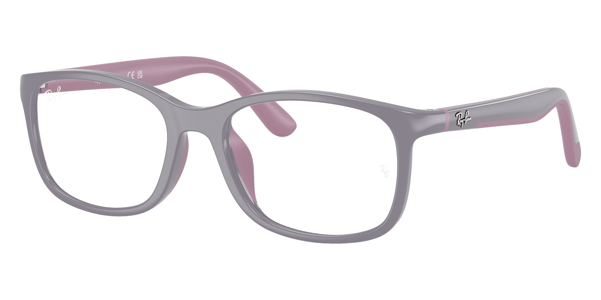 Ray-Ban® RY1644 RY1644 7512 48 Eyeglasses - Purple On Rubber Pink