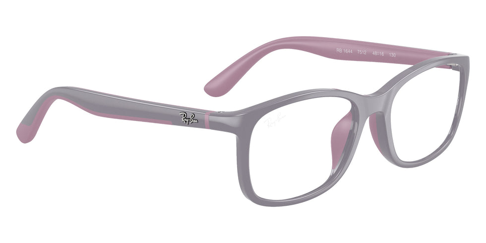 Ray-Ban® RY1644 RY1644 7512 48 Eyeglasses - Purple On Rubber Pink
