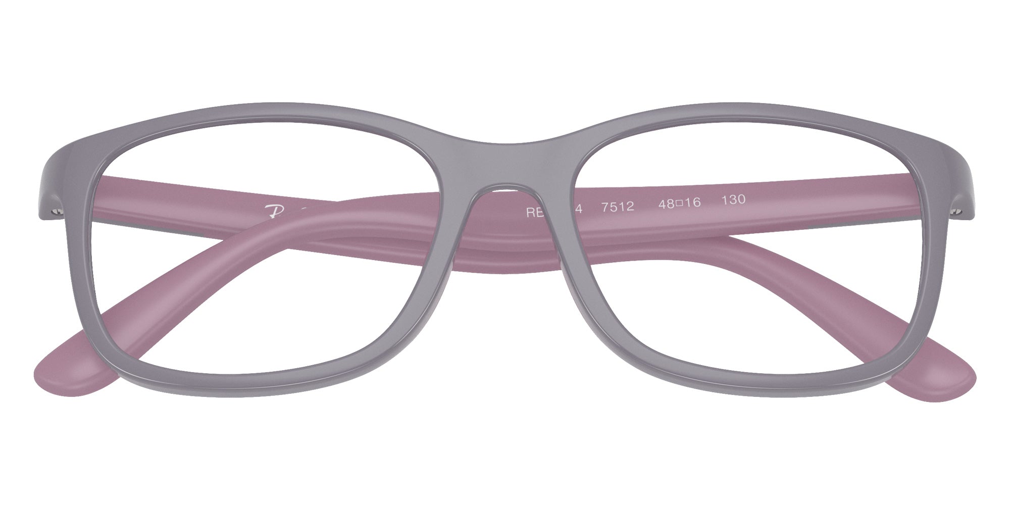Ray-Ban® RY1644 RY1644 7512 48 Eyeglasses - Purple On Rubber Pink