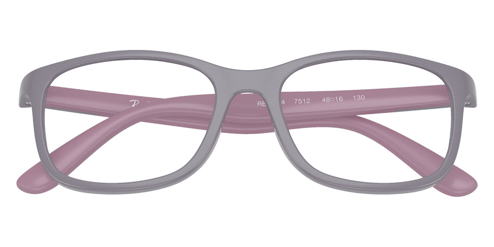 Ray-Ban® RY1644 RY1644 7512 48 Eyeglasses - Purple On Rubber Pink