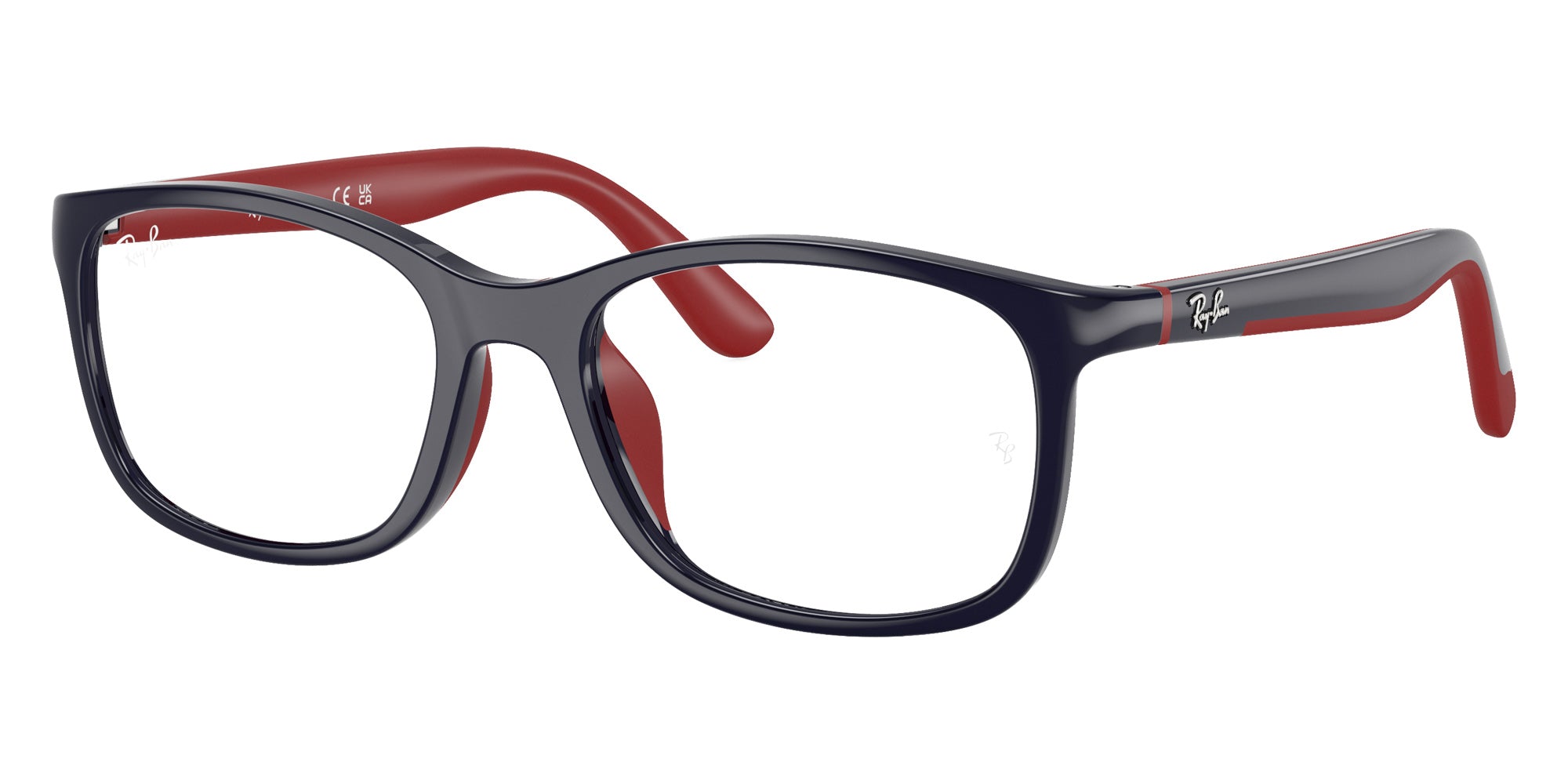 Ray-Ban® RY1644 RY1644 7513 48 Eyeglasses - Blue On Rubber Red