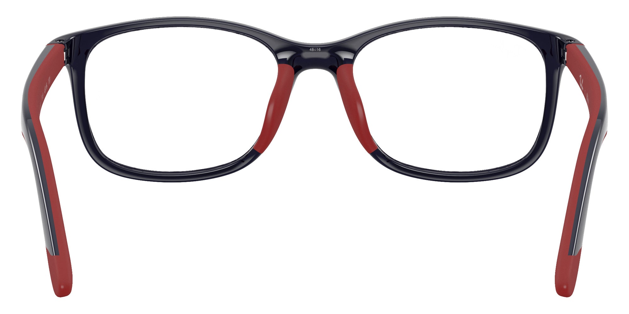Ray-Ban® RY1644 RY1644 7513 48 Eyeglasses - Blue On Rubber Red