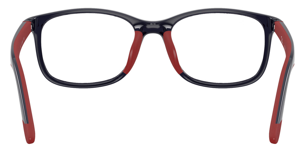 Ray-Ban® RY1644 RY1644 7513 48 Eyeglasses - Blue On Rubber Red