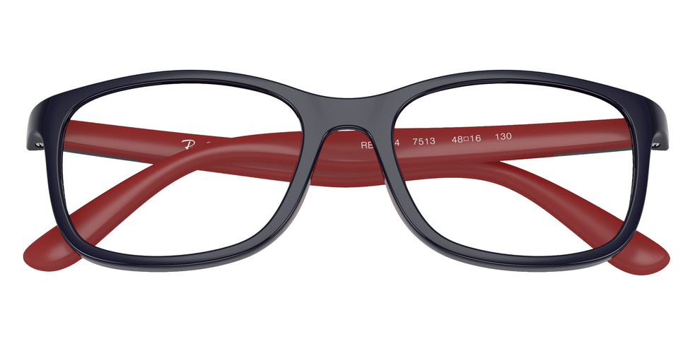 Ray-Ban® RY1644 RY1644 7513 48 Eyeglasses - Blue On Rubber Red