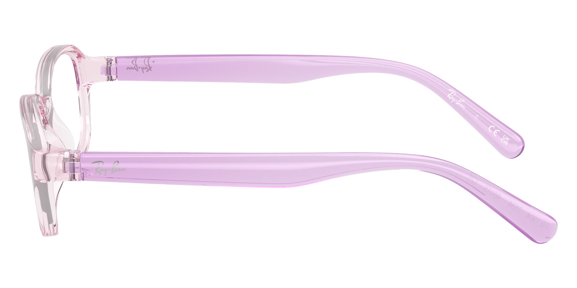 Ray-Ban® RY1904 RY1904 7534 46 Eyeglasses - Transparent Violet