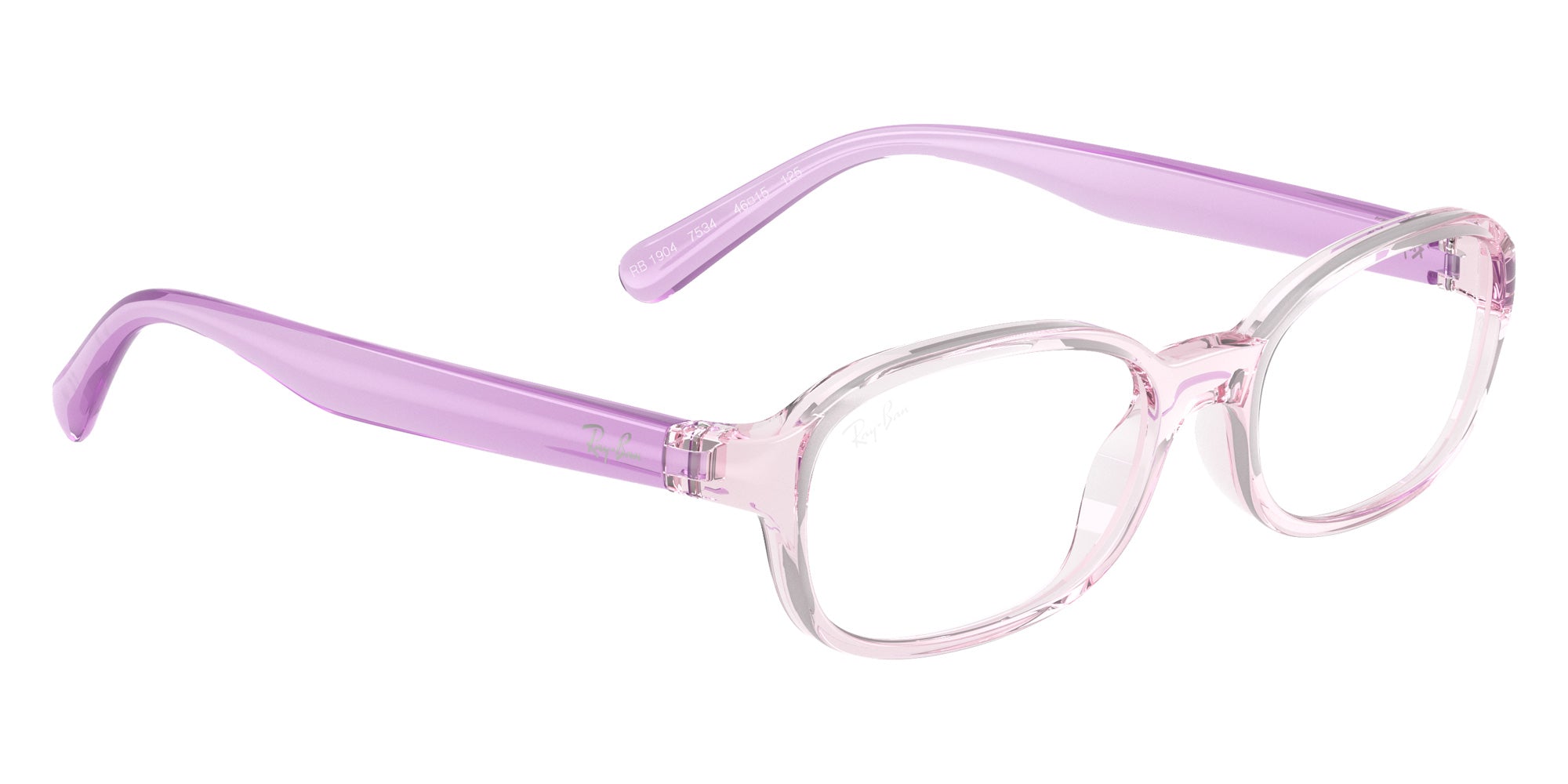Ray-Ban® RY1904 RY1904 7534 46 Eyeglasses - Transparent Violet