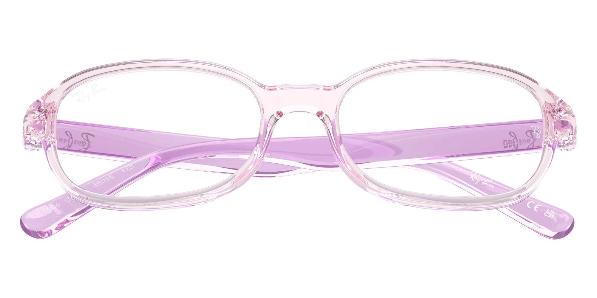 Ray-Ban® RY1904 RY1904 7534 46 Eyeglasses - Transparent Violet