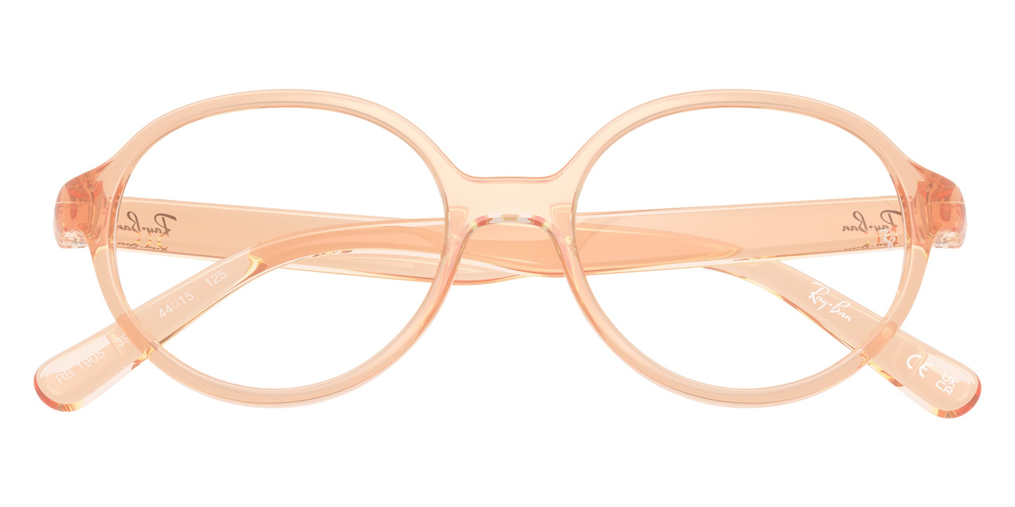 Ray-Ban® RY1905 RY1905 3986 42 Eyeglasses - Transparent Orange