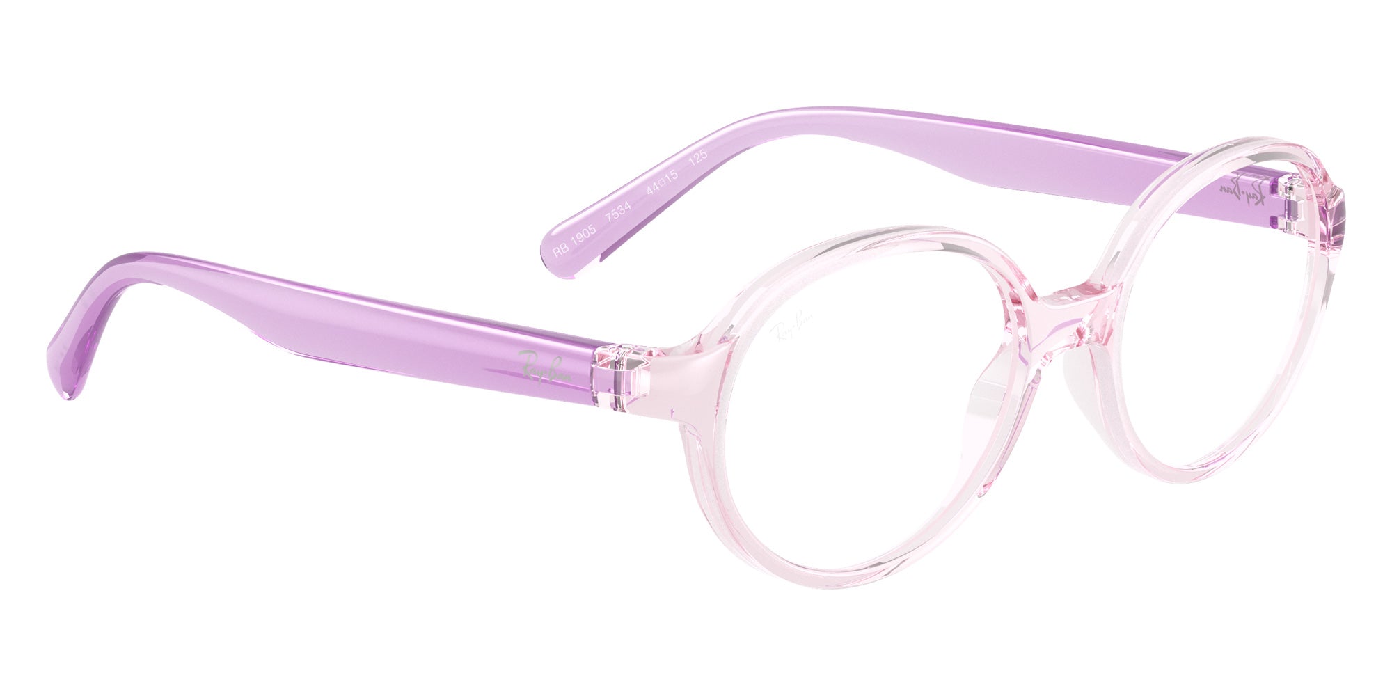 Ray-Ban® RY1905 RY1905 7534 44 Eyeglasses - Transparent Violet