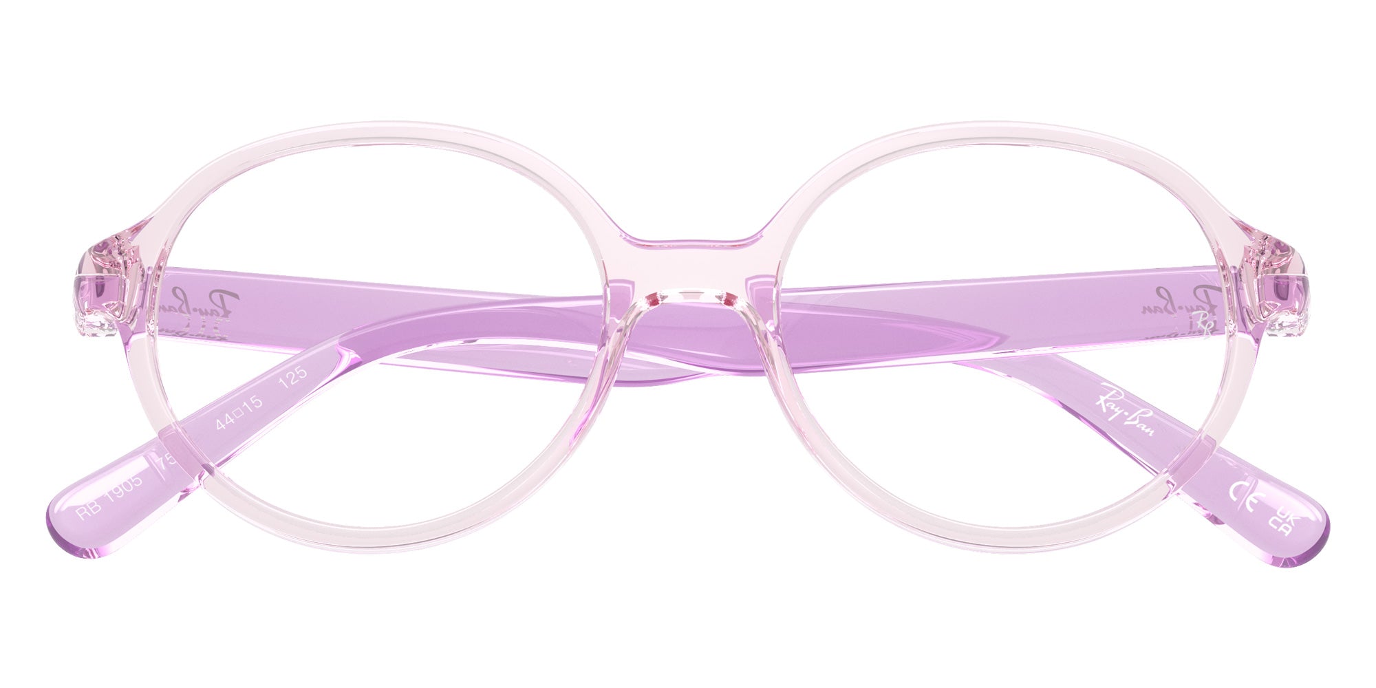 Ray-Ban® RY1905 RY1905 7534 44 Eyeglasses - Transparent Violet
