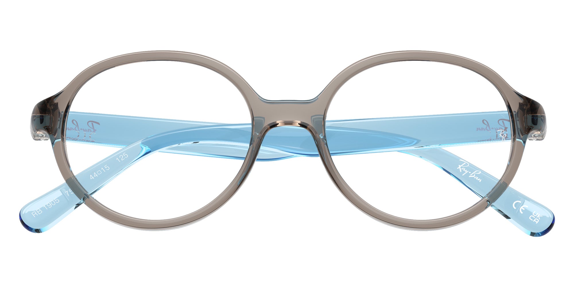 Ray-Ban® RY1905 RY1905 7535 44 Eyeglasses - Transparent Blue