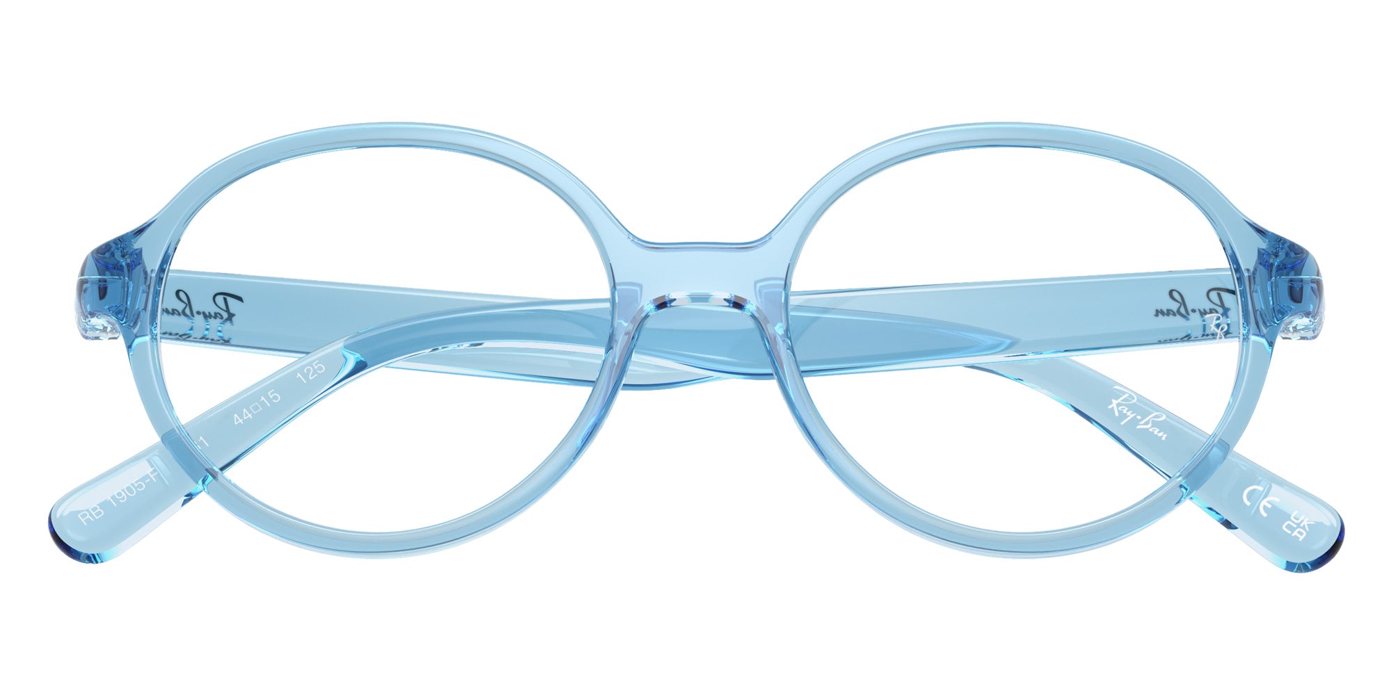 Ray-Ban® RY1905F RY1905F 3981 46 Eyeglasses - Transparent Blue