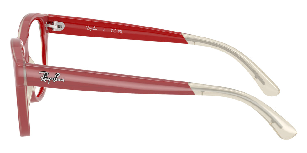 Ray-Ban® RY1950 RY1950 7204 46 Eyeglasses - Red On Transparent