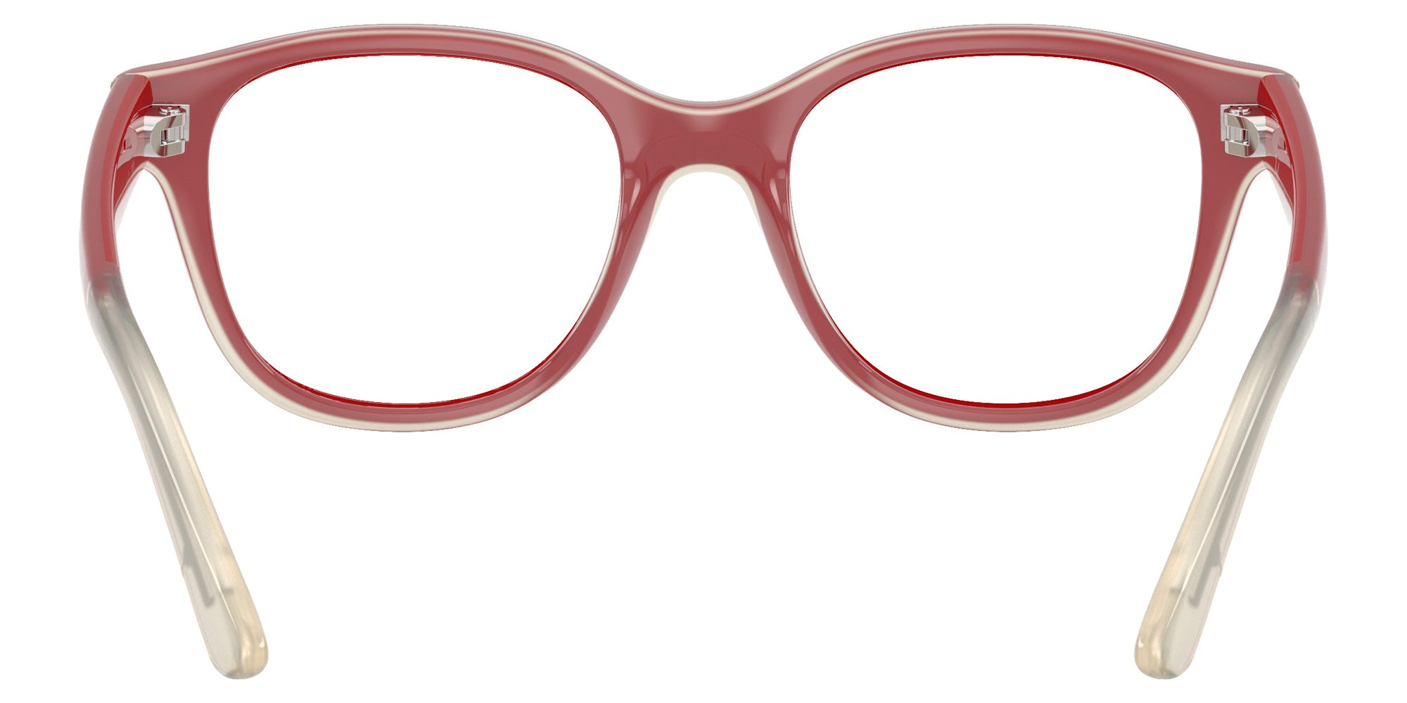 Ray-Ban® RY1950 RY1950 7204 46 Eyeglasses - Red On Transparent