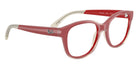 Ray-Ban® RY1950 RY1950 7204 46 Eyeglasses - Red On Transparent
