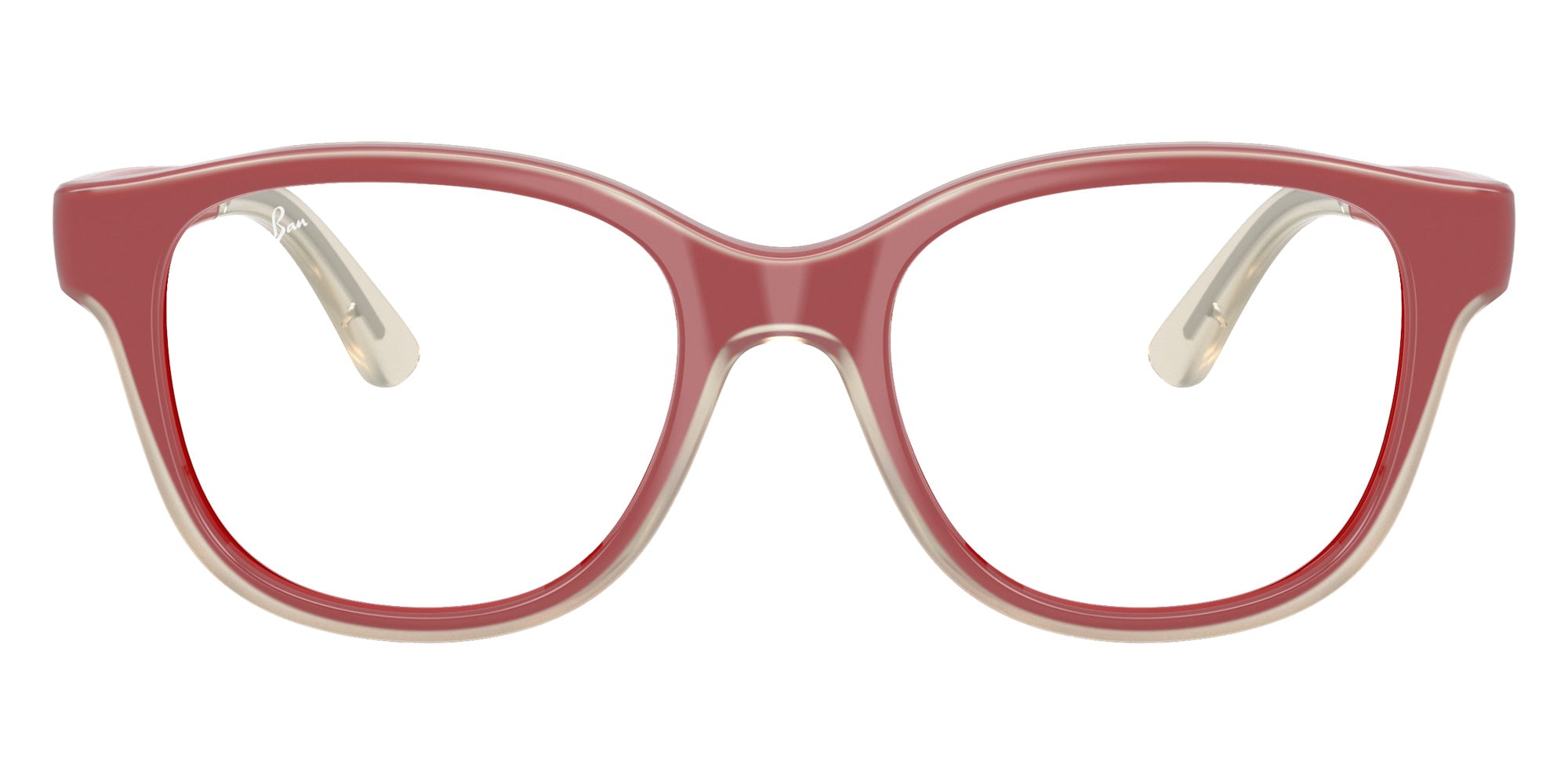 Ray-Ban® RY1950 RY1950 7204 46 Eyeglasses - Red On Transparent