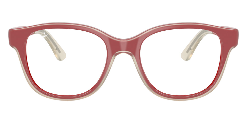Ray-Ban® RY1950 RY1950 7204 46 Eyeglasses - Red On Transparent