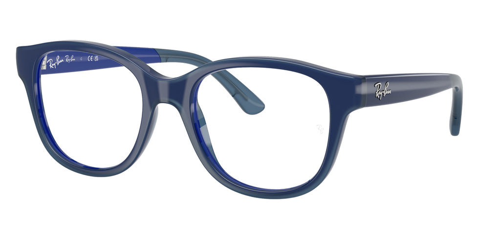 Ray-Ban® RY1950 RY1950 7205 46 Eyeglasses - Blue On Transparent Blue