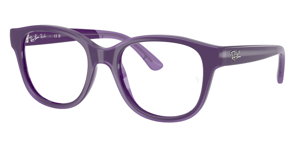 Ray-Ban® RY1950 RY1950 7206 46 Eyeglasses - Violet On Transparent Violet