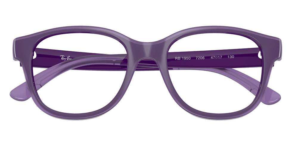 Ray-Ban® RY1950 RY1950 7206 46 Eyeglasses - Violet On Transparent Violet