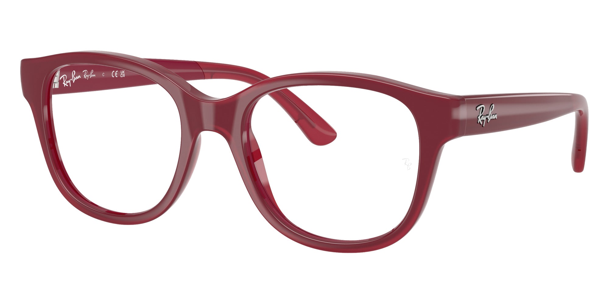 Ray-Ban® RY1950 RY1950 7207 46 Eyeglasses - Fucsia On Transparent Fucsia