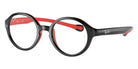 Ray-Ban® RY9075VF RY9075VF 3876 46 Eyeglasses - Black On Red