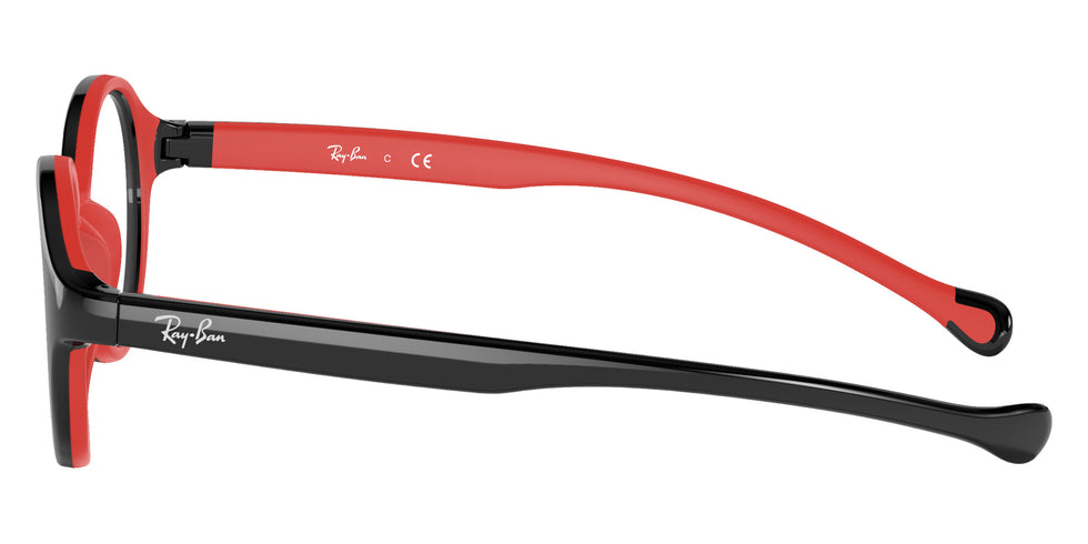 Ray-Ban® RY9075VF RY9075VF 3876 46 Eyeglasses - Black On Red