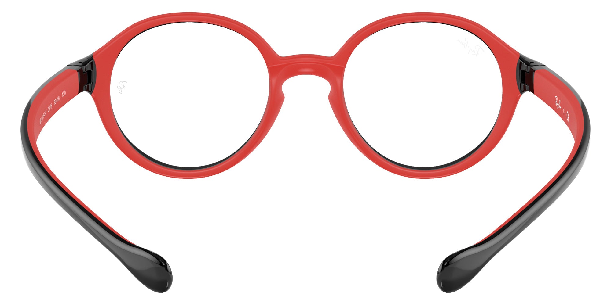 Ray-Ban® RY9075VF RY9075VF 3876 46 Eyeglasses - Black On Red