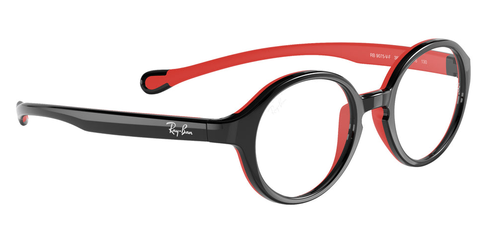 Ray-Ban® RY9075VF RY9075VF 3876 46 Eyeglasses - Black On Red