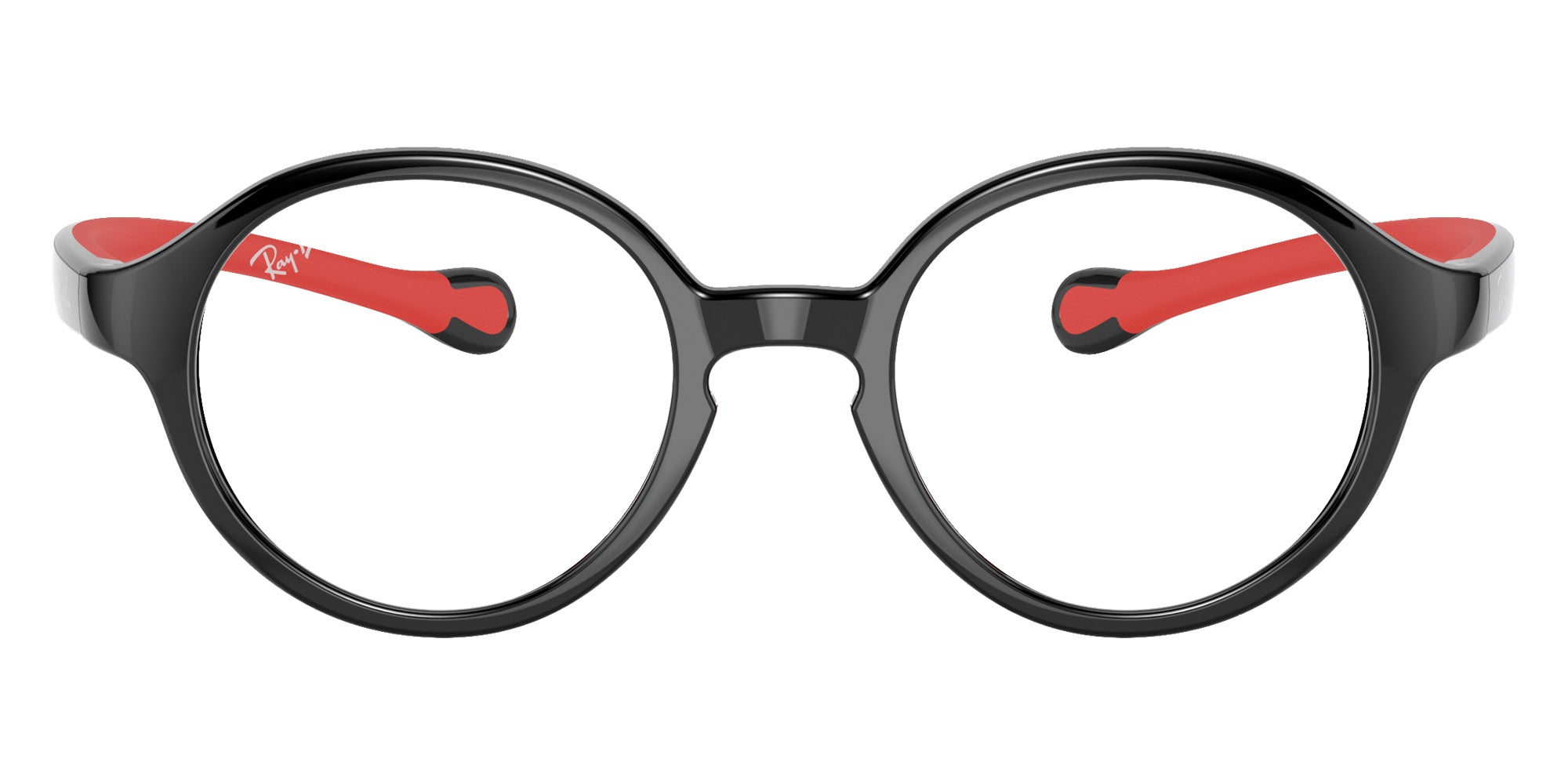 Ray-Ban® RY9075VF RY9075VF 3876 46 Eyeglasses - Black On Red