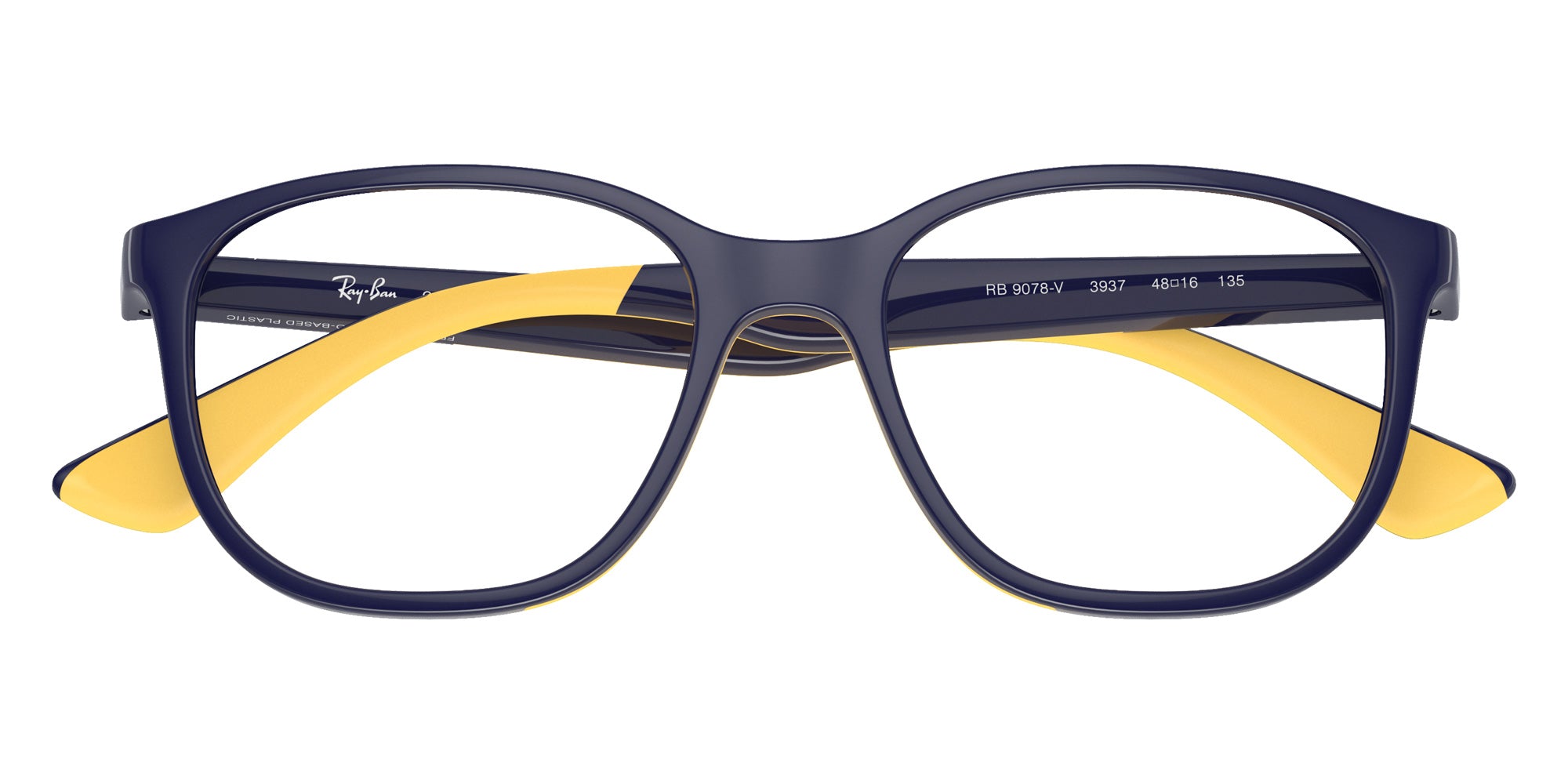 Ray-Ban® RY9078V RY9078V 3937 48 Eyeglasses - Dark Blue On Yellow
