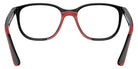 Ray-Ban® RY9078VF RY9078VF 3928 48 Eyeglasses - Black On Red
