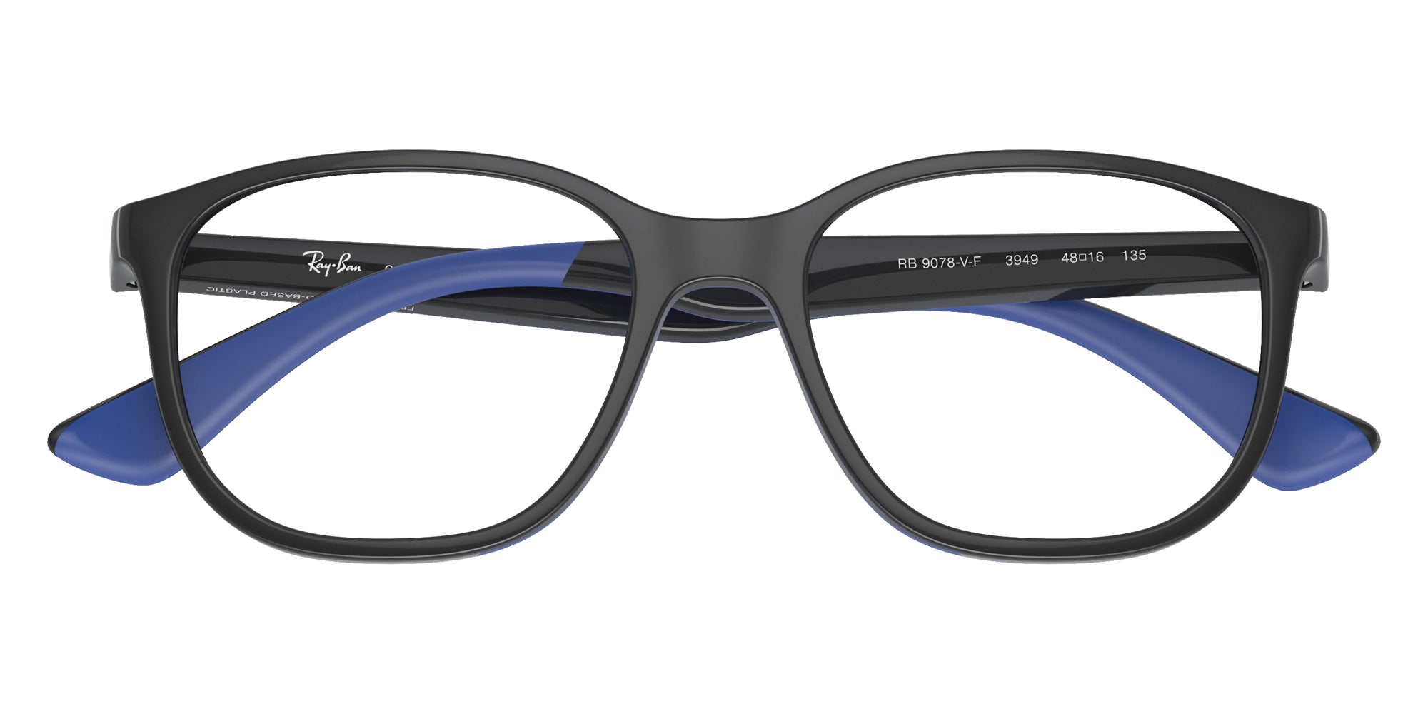 Ray-Ban® RY9078VF RY9078VF 3949 48 Eyeglasses - Gray On Blue
