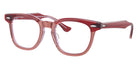 Ray-Ban® RY9098V RY9098V 3960 45 Eyeglasses - Top Red/Orange/Light Purple