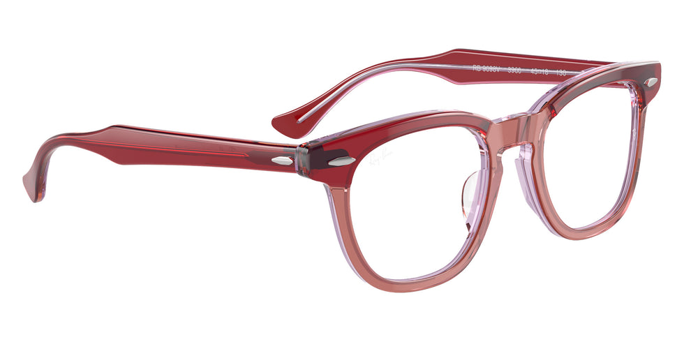 Ray-Ban® RY9098V RY9098V 3960 45 Eyeglasses - Top Red/Orange/Light Purple