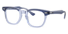 Ray-Ban® RY9098V RY9098V 3961 45 Eyeglasses - Top Violet On Transparent Violet