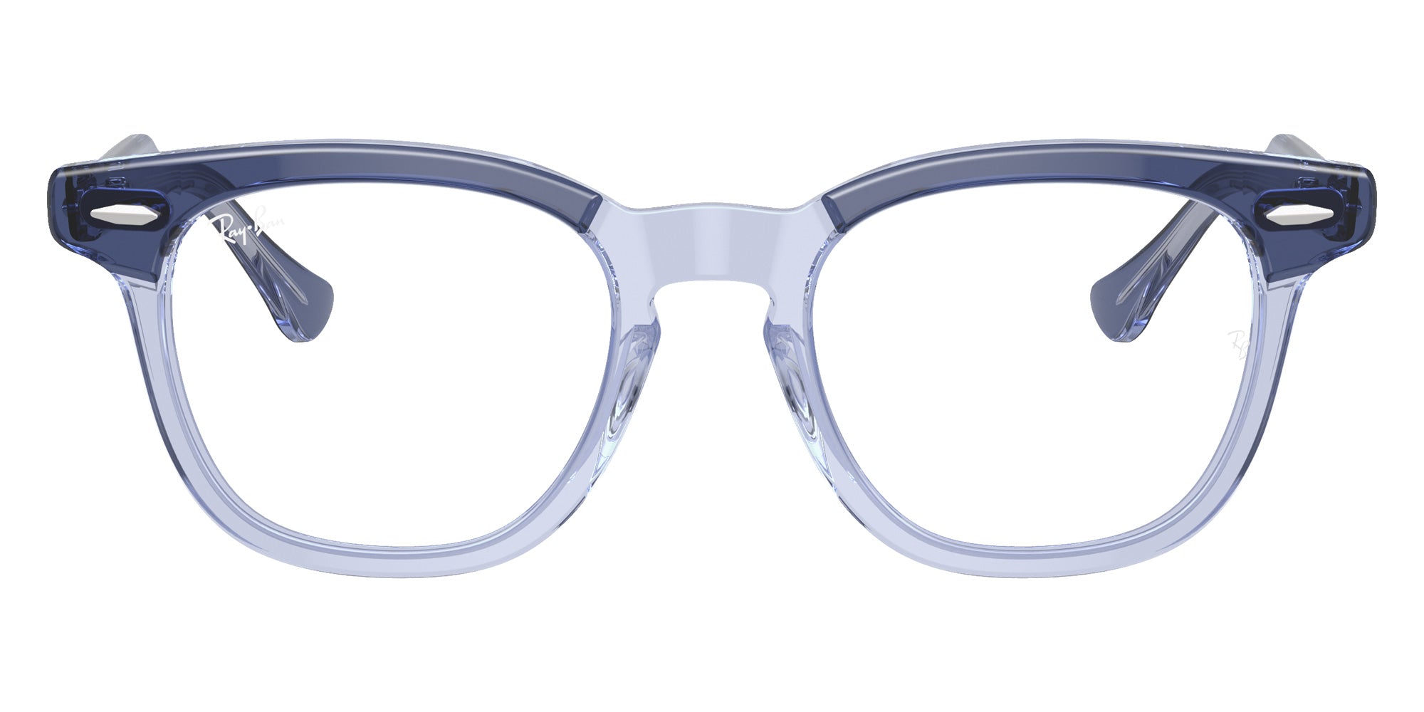 Ray-Ban® RY9098V RY9098V 3961 45 Eyeglasses - Top Violet On Transparent Violet