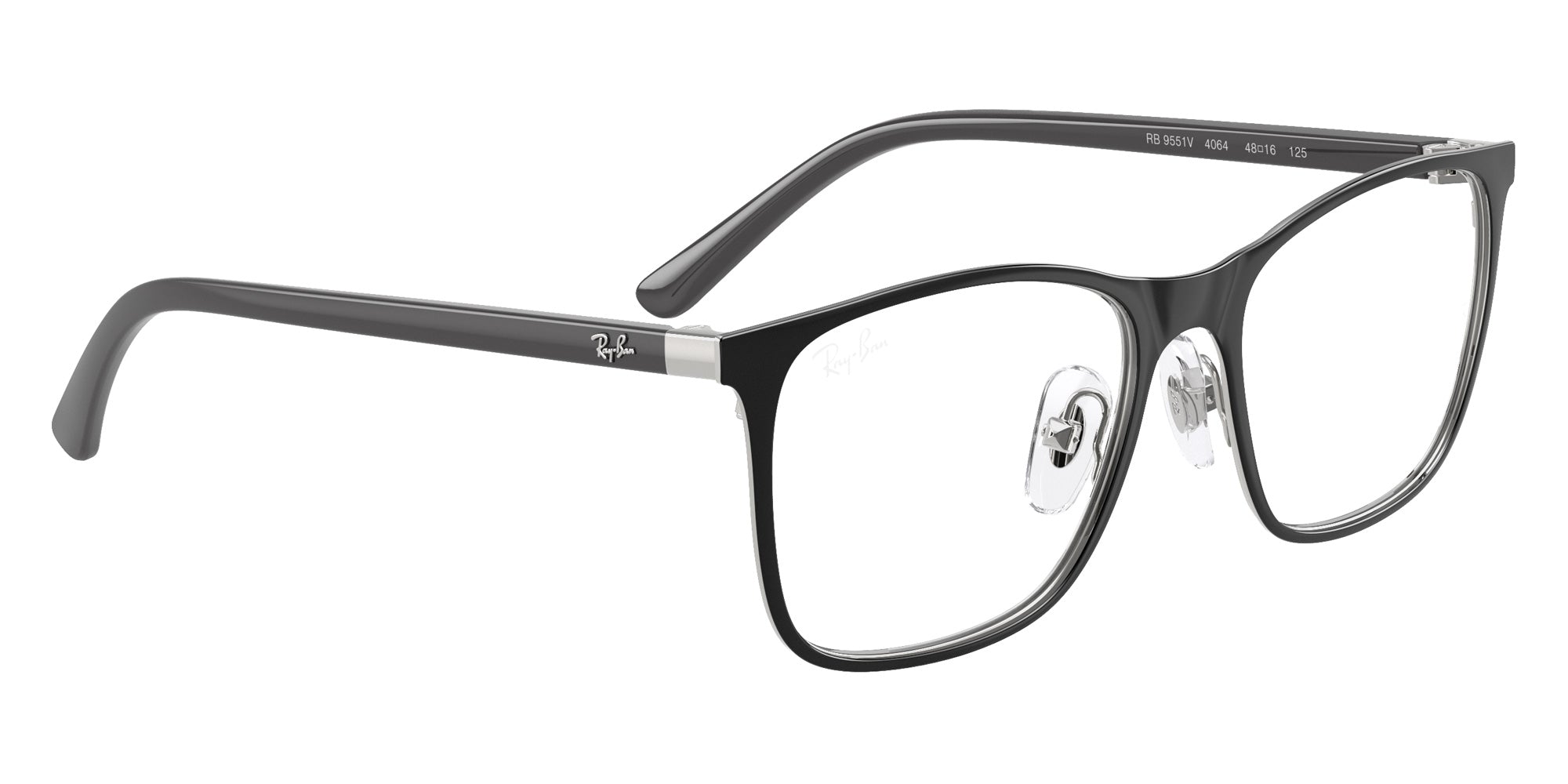 Ray-Ban® RY9551V RY9551V 4064 48 Eyeglasses - Gray