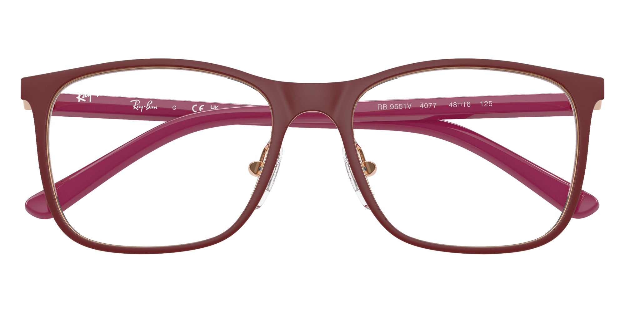 Ray-Ban® RY9551V RY9551V 4077 48 Eyeglasses - Fucsia