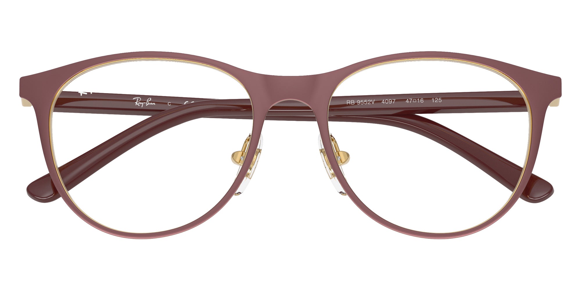 Ray-Ban® RY9552V RY9552V 4097 45 Eyeglasses - Dark Red